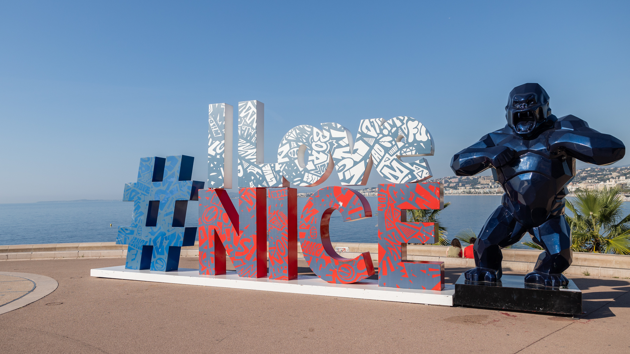 M・シャガール：リト・ポスター「Ville de Nice （ニースの街